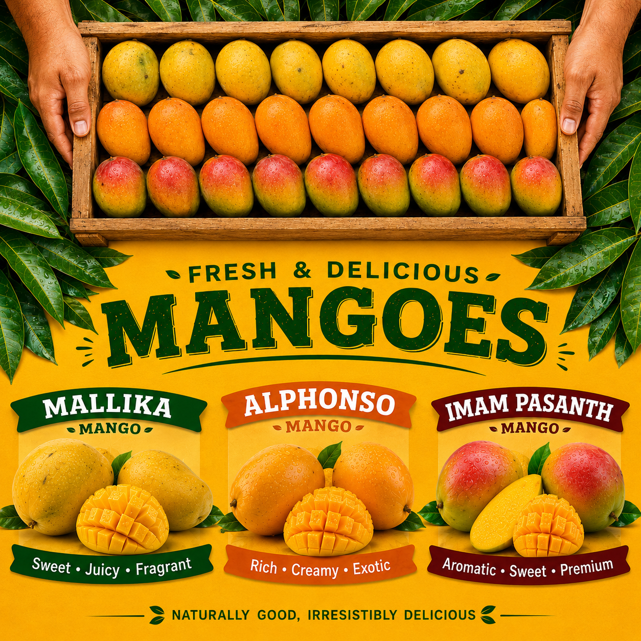 Combo Box Alphonso + Imam Pasand + Mallika Mango